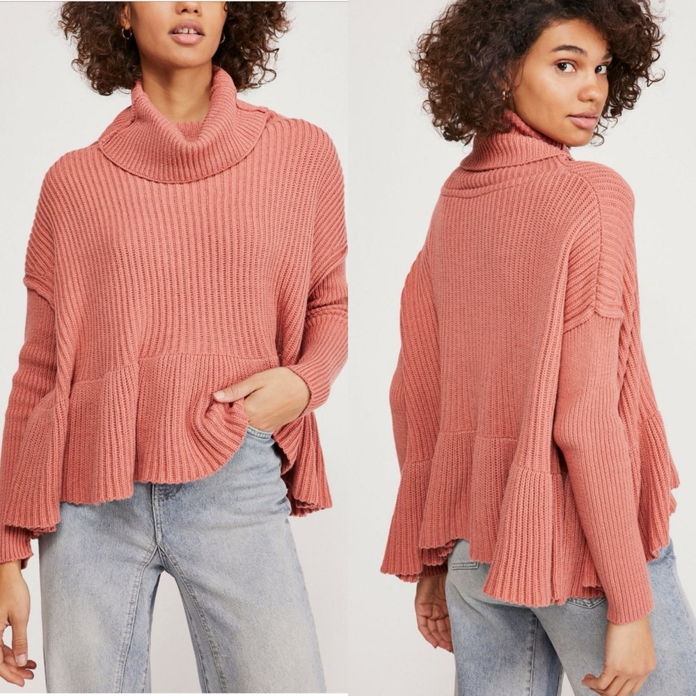 Free People | Layer Cake Peplum Sweater